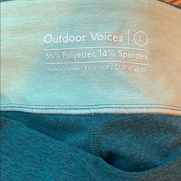 Outdoor Voices 7/8 Springs Leggings size L - Picture 3 of 3